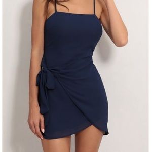Navy party dress